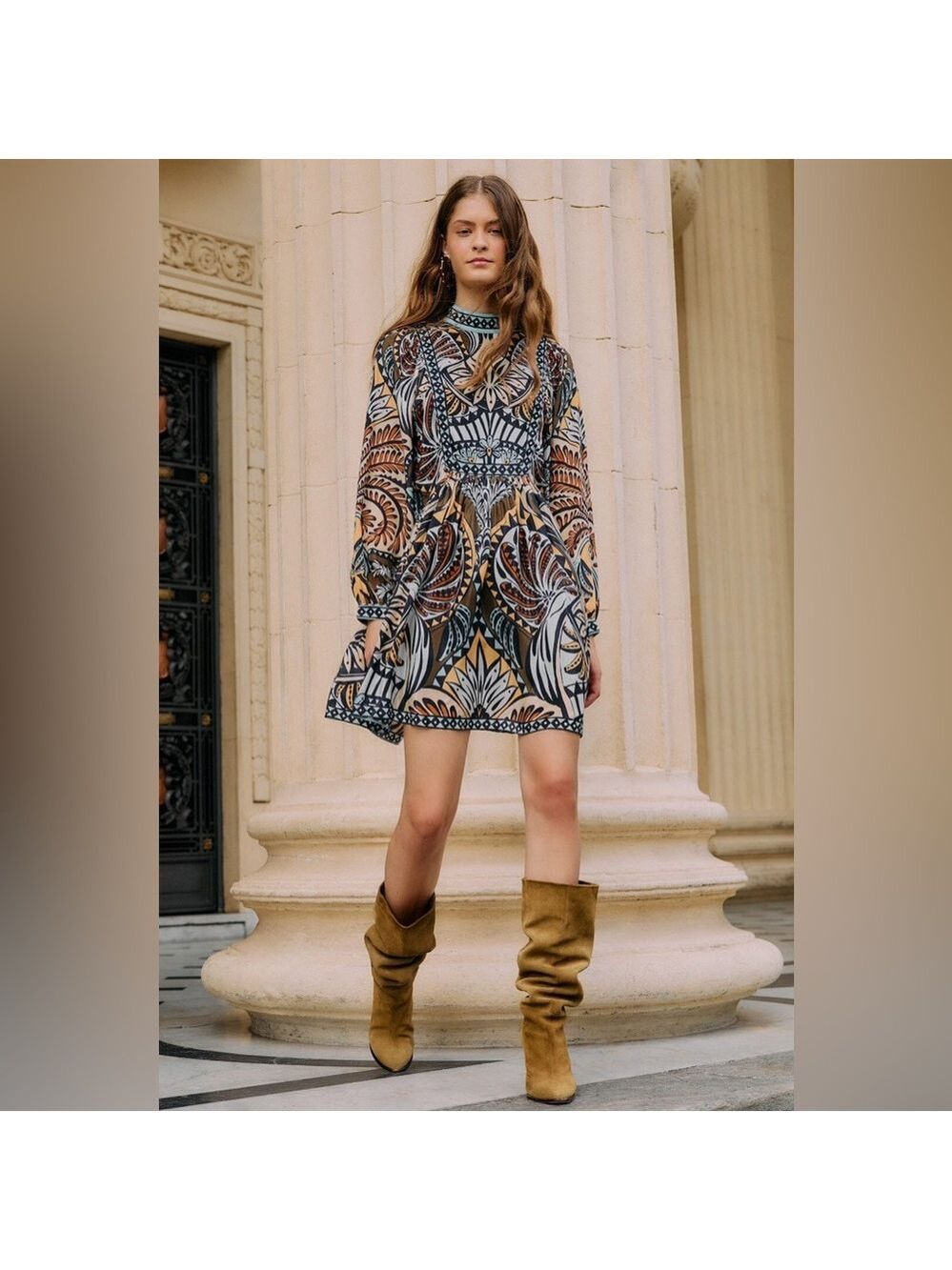 Farm Rio Multicolor Balamana Mini Dress